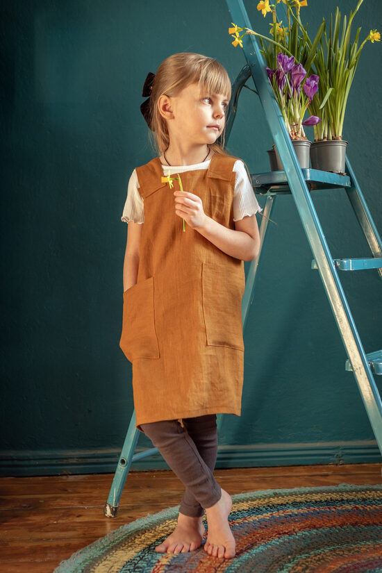 Lina bērnu priekšauts